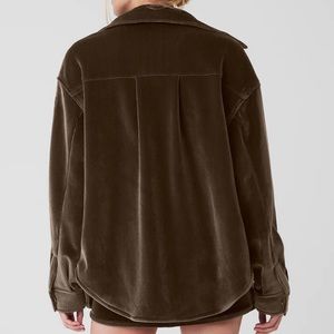 Ribbed Velour Mountain Side Shacket